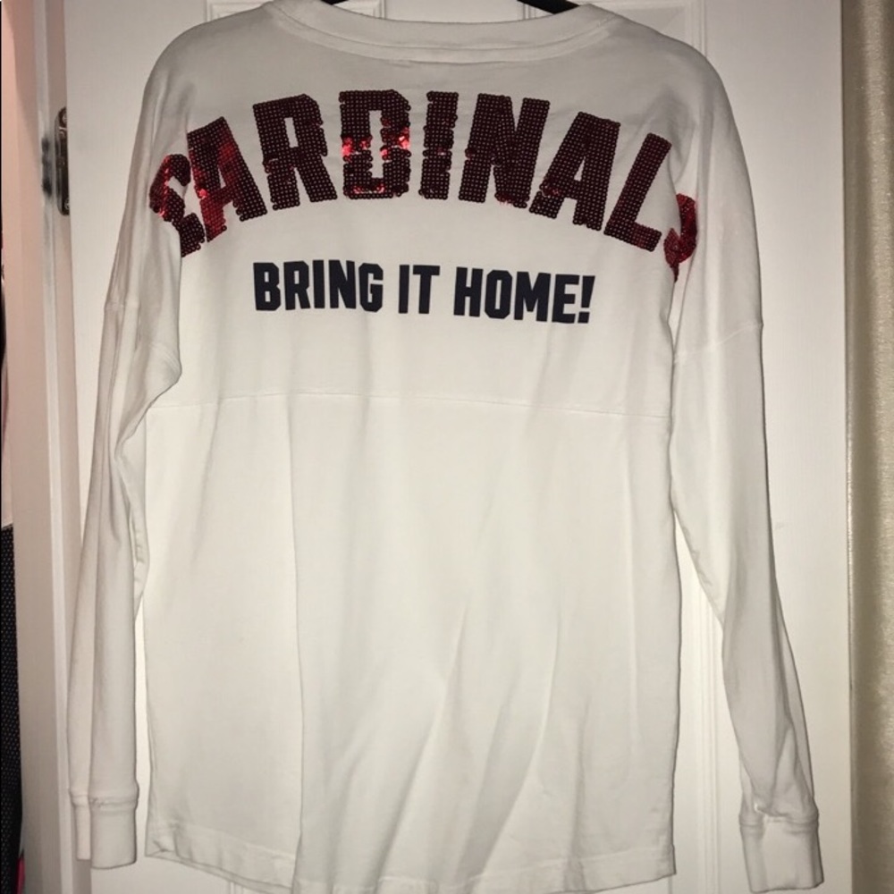 ST LOUIS CARDINALS PINK LONG SLEEVE TEE